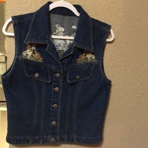 Gordon James Denim Western Vest